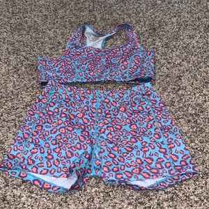 Sports bra and shorts